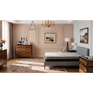 Sunvega Copper Infused Hybrid 14 Inch Plush King Mattress with Cooling Cover