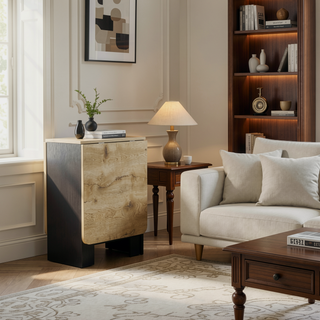 Sunvega Gateleg Folding Table with Transformative Design and Elegant Finish