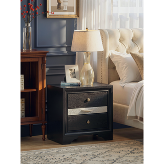 Sunvega Dark Brown Tufted Polyurethane Upholstered King Size Bed Frame