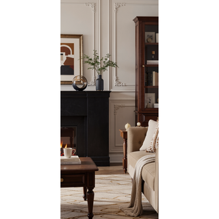 Sunvega Traditional Style Bedroom Chest with Carved Bases and Curved Mouldings
