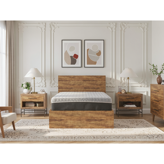Sunvega Copper Infused Hybrid Queen Mattress with Soft Memory Foam and Pocketed Coils