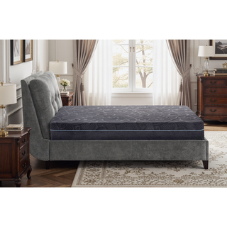 Sunvega Firm Comfort 8" Twin Size Gel-Infused Memory Foam Hybrid Mattress in Dark Gray
