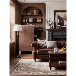 Sunvega Sophisticated Silver Champagne Transitional Nightstand with Two Drawers for Storage