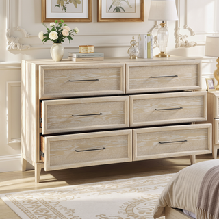 Sunvega Light Brown Finish Contemporary Style 2-Drawer Bedside Table with Ball Bearing Glides