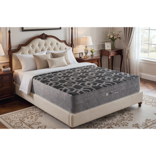 Sunvega 12 Inch Smooth Top Hybrid Medium Plush King Mattress with Ice Cover