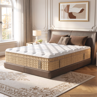 Sunvega 14 Inch King Mattress with Cooling Gel Memory Foam and Pocket Springs