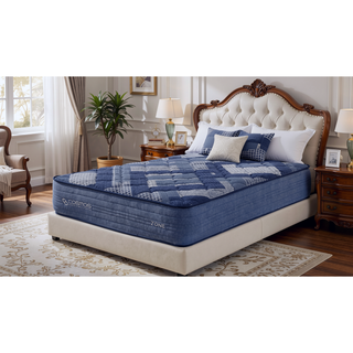 Sunvega Pocket InnerSpring Unit with Memory Foam and Super Soft Fabric Cover