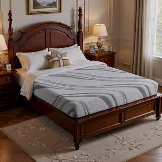 Sunvega 8" Firm King Cooling Gel Memory Foam Mattress with Heat Wicking Fabric