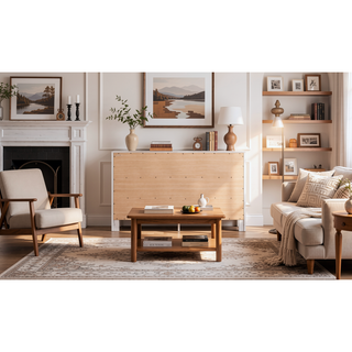 Sunvega Dark Brown Tufted Polyurethane Upholstered King Size Bed Frame