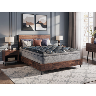 Sunvega 15" Euro Top Plush Cooling Mattress with Pocketed Coils and Gel Foam Support