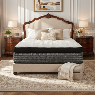 Sunvega 16 in. Hybrid Pocket Coil and Gel Memory Foam Plush Mattress for Enhanced Support