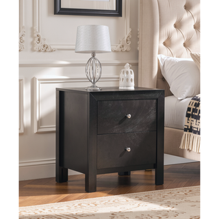 Sunvega Dark Brown Tufted Polyurethane Upholstered King Size Bed Frame