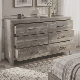 Sunvega Natural Finish Full Bed with Headboard Footboard and Rails