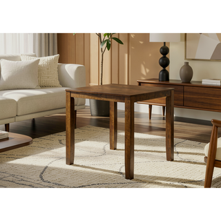Sunvega Contemporary Gray Finish Rectangular Dining Table Seating Six