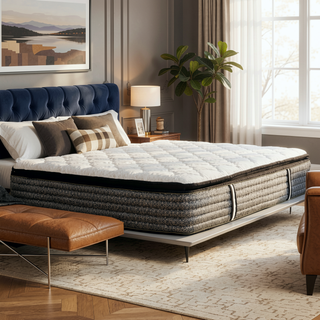 Sunvega 14 Inch Hybrid Pocket Coil and Gel Memory Foam Mattress for Enhanced Support