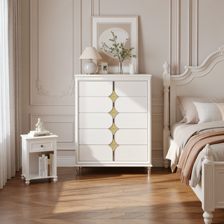 Sunvega Plush Seating Bedroom Bench with Acrylic Legs and Silver Tips