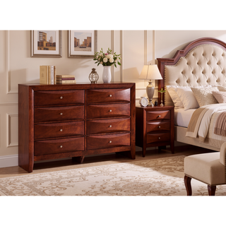 Sunvega Dark Brown Tufted Polyurethane Upholstered King Size Bed Frame