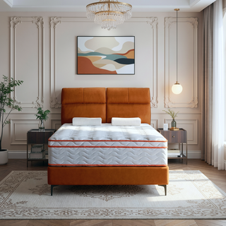 Sunvega King Size 10 Inch Hybrid Mattress with Memory Foam and Pocket Springs
