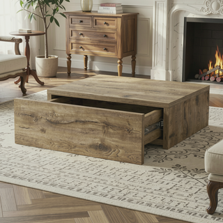 Sunvega Floating Nightstand with Spacious Drawer and Sleek Wall-Mounted Design