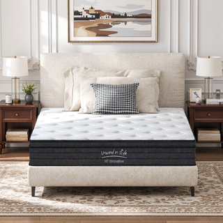 Sunvega King Size Hybrid Mattress with Gel Memory Foam and Pocket Springs