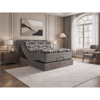 Sunvega 14" Smooth Top Hybrid Ultra Plush King Mattress with Ice Cover