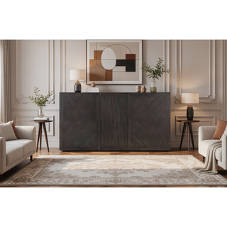 Sunvega Acacia Wood Counter Table with Hidden Storage and Extendable Leaf