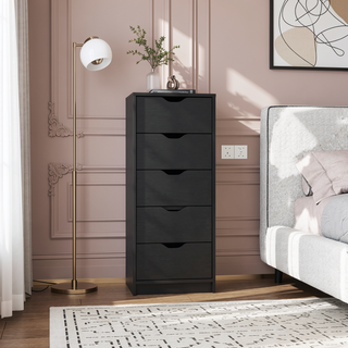 Sunvega Narrow Drawer Dresser with Pull-Out Mechanism and 5kg Drawer Capacity