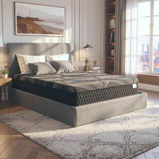 Sunvega Diamond Matrix Copper Cooling Hybrid Waterfall Top Mattress with Medium Feel