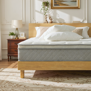 Sunvega Cooling Gel Memory Foam Hybrid Mattress with Medium Firmness for Individual Pocket Spring
