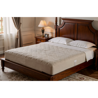 Sunvega 6 Inch Quilted Twin Mattress with Soft Polyester Cover and Medium Support