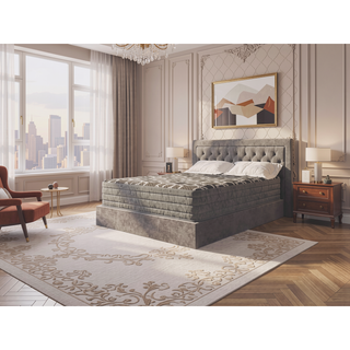 Sunvega 12" Medium Plush Twin XL Mattress with Ice Cover and Copper Gel Infusion