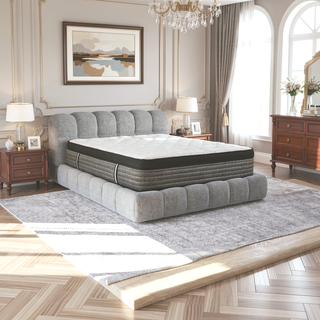 Sunvega 16 in. Hybrid Pocket Coil and Gel Memory Foam Plush Mattress for Enhanced Support