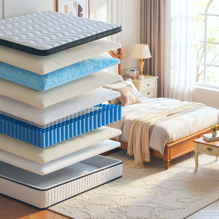 Sunvega 12 Inch Queen Size Hybrid Mattress with Memory Foam and Individually Wrapped Springs for Pressure Relief