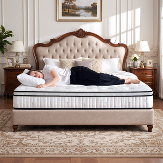Sunvega 12 Inch Hybrid Mattress with Pocket Springs for Medium Firm Support