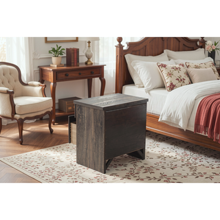 Sunvega Gray Oak Wood Dresser with a 59 x 16 x 36 Inch Dimension