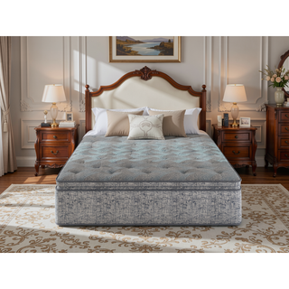 Sunvega 12 Inch Euro Top Mattress with Cooling Gel Foam and Plush Comfort Layers