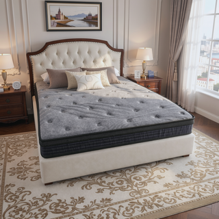 Sunvega 12 Inch Soft-Medium Firm Pocket Coil Mattress with 560 Coils for Support