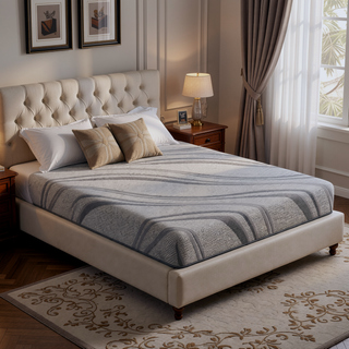 Sunvega Gel Memory Foam Mattress with Cooling Fabric and Firm Orthopedic Support