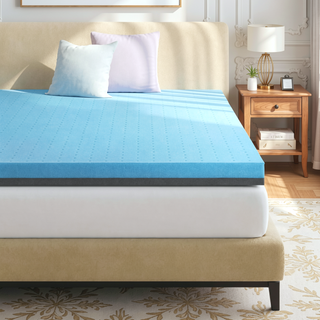 Sunvega 2 Inch Gel Infused Cooling Memory Foam Mattress Topper for Pressure Relief