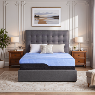 Sunvega 12 Inch Hybrid Cooling Mattress with Copper Infused Memory Foam and Coils