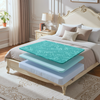 Sunvega Diamond Greyson Gel Memory Foam Mattress King Size Medium Feel