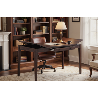 Sunvega Walnut Color Cushion Padded Seat Dining Room Bench in Contemporary Style