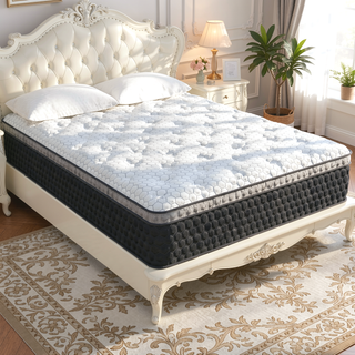 Sunvega Ultra Cooling Copper Infused Hybrid Mattress with Euro-Top and Dynamic Edge Coils