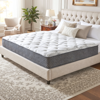 Sunvega 10" Quilted Hybrid Full Mattress with Wicking Fabric and HD Gel Memory Foam