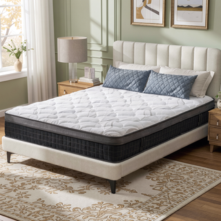 Sunvega 10 Inch Queen Size Breathable Cooling Gel Memory Foam Hybrid Mattress