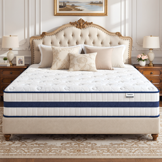 Sunvega 12 Inch Twin Hybrid Mattress in a Box with Cooling Memory Foam