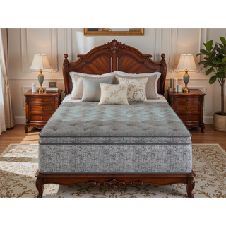Sunvega 10 Inch Euro Top Plush Mattress with Cooling Foam and Reinforced Support