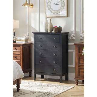 Sunvega Primo Bedroom Group Chest with Durable Print Finish and French Dovetail Drawers