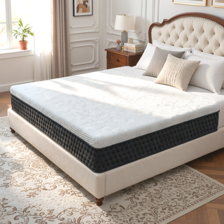 Sunvega Copper Cooling Firm Feel 12" Hybrid Waterfall Top Mattress Twin XL