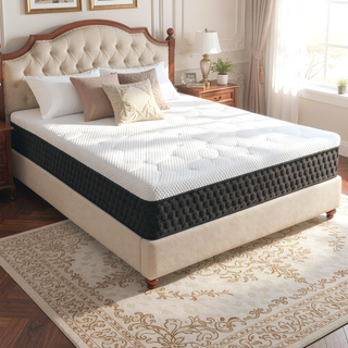 Sunvega Copper Cooling Firm Feel 12" Hybrid Waterfall Top Mattress Twin XL